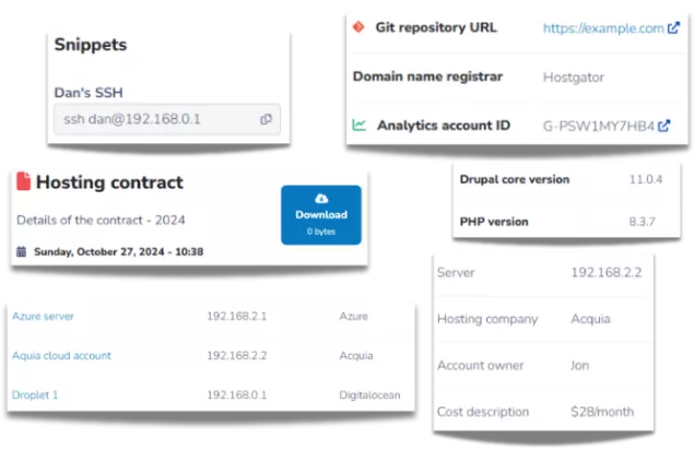 managing features screenshots