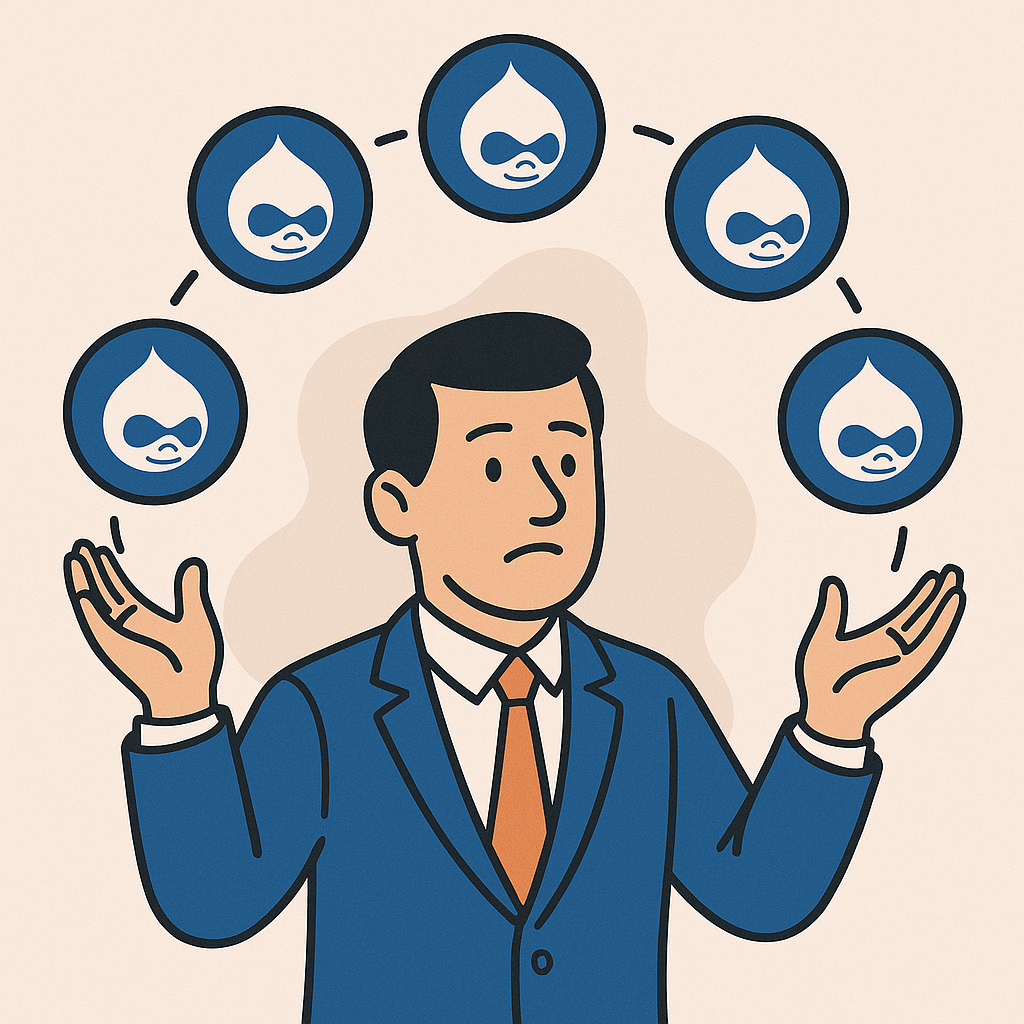 Juggling multiple Drupal sites